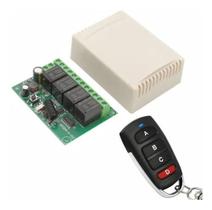 Controle Remoto Sem Fio Acionamento Rele 4 Canais 5v 12v 24v