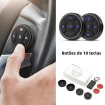 Controle Remoto Sem Fio Para Carro Android 10 Teclas Controlador De Rádio No Volante Botões Controle Remoto Sem Fio Para Carro Android 10 Teclas Controlador De Rádio No Volante Botões