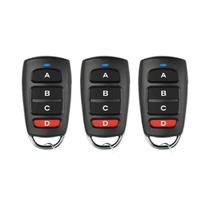 Controle Remoto Sem Fio RF 433MHz Para Portão De Garagem, Duplicador De Chave De Código Copiável (1,