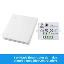 Controle Remoto Sem Fio Smart RF 433Mhz Para Painel De Parede, Mini Receptor De Relé, Interruptor De