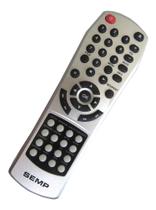 Controle Remoto Semp 3210 1550 Xb1550 Repõe 4120 Cr4120 Repõe Semp 3100 Dvd3100 Sd 6080vk Sd6080vk