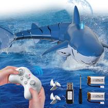 Controle remoto Shark Toy WATUDOU escala 1:18 para piscina com luz