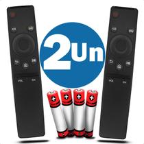 Controle Remoto Smart Tv 4k Compatível com Samsung Led Lcd Kit com 2