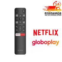 Controle Remoto Smart Tv Android Tcl 4k Netflix Globloplay Sem Microfone Le-7410