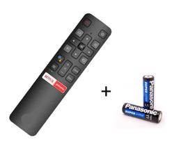 Controle Remoto Tcl Android Smart Netflix Globoplay Pilhas - VC