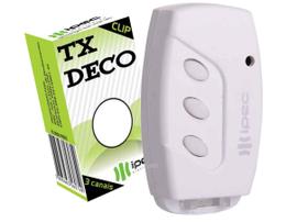 Controle Remoto Transmissor 3 Canais Tx-Deco 433,92 Mhz Ipec