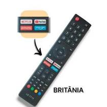 Controle Remoto Tv Britania BTV39G65N5CH BTV42G70N5CF/BTV32G70N5CBLH BTV39G60N5CH LE7718 SKY9128 FBG9131