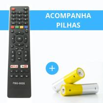 Controle Remoto TV Compatível Philco Britânia FBG 9005 SMART com NETFLIX