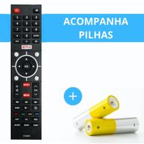 Controle Remoto TV Compatível Semp TCL LED FBG 9043 com Globoplay Netflix e Youtube (Smart TV) Controle Remoto TV Compatível Semp TCL LED FBG 9043 com Globoplay Netflix e Youtube (Smart TV)