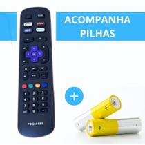 Controle Remoto TV Compatível Semp TCL Philco Roku SMART FBG 9185