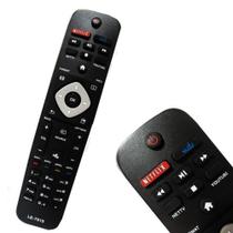 Controle remoto tv philips smart netflix vudu le-7515 40pfg5100/ 40pfg5509 / 40pfg5109 / 40 - LELONG