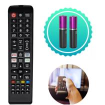 Controle Remoto TV Smart 4K 2 Peças e Pilhas AAA Inclusas
