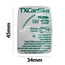 Controle Remoto Tx Car Slim Farol Alto Carro Moto Rcg Controle Remoto Tx Car Slim Farol Alto Carro Moto Rcg