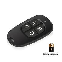 Controle Remoto Universal 433MHz 4 Botões Substituição De Porta De Garagem Chaves De Carro Sem Fio