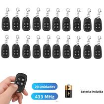 Controle Remoto Universal 433MHz 4 Botões Substituição De Porta De Garagem Chaves De Carro Sem Fio