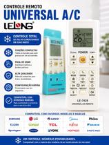 Controle Remoto Universal Ar Condicionado LE7428 Compatível 90 Marcas Controle Remoto Universal Ar Condicionado LE7428 Compatível 90 Marcas
