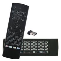 Controle Remoto Universal C/ Teclado Led Air Mouse E Ir Controle Remoto Universal C/ Teclado Led Air Mouse E Ir