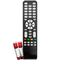 Controle Remoto Universal Compatível Com Televisão Led Aoc LE48D1452 Com Pilhas