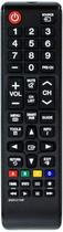 Controle remoto universal: compatível com todas as tecnologias de TV Samsung.