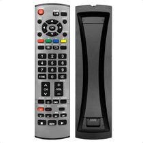 Controle Remoto Universal Compatível Com Tv Panasonic Plasma TC-P50S30 + Pilhas