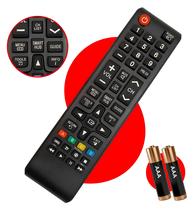 Controle Remoto Universal Compatível Samsung Smart TV Hub Futebol Acompanha Pilhas