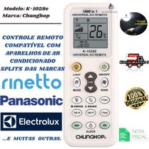 Controle Remoto Universal K-1028e para Ar Condicionado Electrolux Rinetto Panasonic e muitas outras marcas
