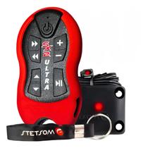 Controle Remoto Universal Longa Distância Stetsom SX2 Ultra Recarregável 500 Metros Vermelho Controle Remoto Universal Longa Distância Stetsom SX2 Ultra Recarregável 500 Metros Vermelho
