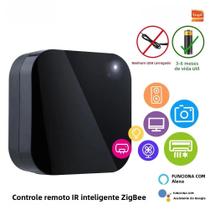 Controle Remoto Universal MOES Tuya ZigBee Smart IR Para Casa Inteligente Funciona Com Alexa E Controle Remoto Universal MOES Tuya ZigBee Smart IR Para Casa Inteligente Funciona Com Alexa E