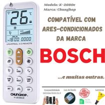 Controle Remoto Universal para ar condicionado Bosch com luz de fundo, lanterna de led etc.