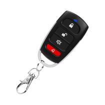 Controle Remoto Universal Sem Fio Para Porta De Garagem 433MHz Com 4 Teclas, Copiador Automático,