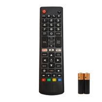 Controle Remoto Universal Smart Tv 32 43 49 50 55 65 Netflix Amazon Prime Pilhas Inclusas AAA