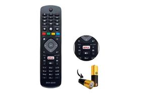 Controle Remoto Universal Tv Philips Smart Netflix + Pilhas