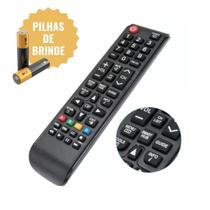 Controle Remoto Universal TV Smart Menu Rápido Pilhas Extras