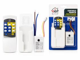 Controle Remoto Ventilador Teto e Lâmpada Velocidade Única
