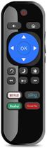 Controle remoto Young NS-RCRUS-17 para TVs inteligentes Insignia Roku