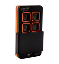 CONTROLE REMOTO ZAP 4B (Preto/Laranja)