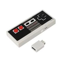 Controle Sem Fio 2.4 GHz USB Para Jogos, Joystick Clássico Mini NES Com Receptor