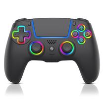 Controle sem fio ADHJIE para PS5 com LED RGB e vibração turbo