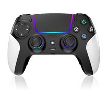 Controle sem fio AFMVV para PS5 com LED RGB, Turbo e vibração