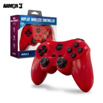 Controle Sem Fio Armor3 Nuplay para PS3 Vermelho Controle Sem Fio Armor3 Nuplay para PS3 Vermelho