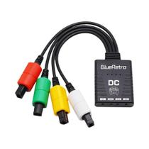 Controle Sem Fio BlueRetro Para Sega DreamCast Com Cabo Adaptador Bluetooth 4pcs Game Pad