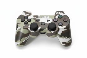 Controle Sem Fio Bluetooth Compatível com Console PS3, Notebook e PC Camuflado Verde Primeira Linha