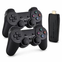 Controle Sem Fio Bluetooth Duplo para Celular Android Smart TV PC Receptor USB 2.4GHz Gamepad Preto Recarregável Alta Precisão Genérico Controle Sem Fio Bluetooth Duplo para Celular Android Smart TV PC Receptor USB 2.4GHz Gamepad Preto Recarregável Alta Precisão Genérico