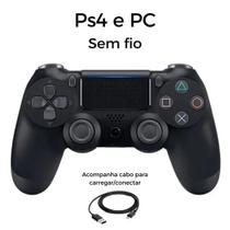 Controle Sem Fio Compatível Com Play 4 e Computador Dualshock 4