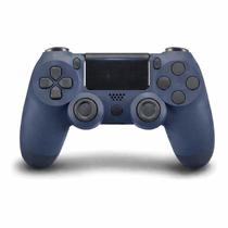 Controle Sem Fio Compatível Com Play4 Ps4 Playstation 4 / slim / pro / pc E Smart Tvs Samsung Cor azul escuro