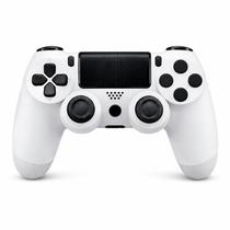 Controle Sem Fio Compatível Com Play4 Ps4 Playstation 4 / slim / pro / pc E Smart Tvs Samsung Cor Branco