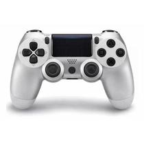 Controle Sem Fio Compatível Com Play4 Ps4 Playstation 4 / slim / pro / pc E Smart Tvs Samsung Cor Prata