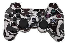 Controle sem Fio ( COMPATIVEL) para ps3 manete ps3 - camuflado preto - M.A