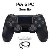 Controle Sem Fio Compatível Play 4 para Consoles Computador Dualshock 4