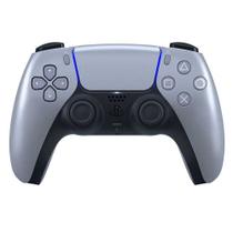 Controle sem Fio DualSense PlayStation Sterling Silver Prata Sony